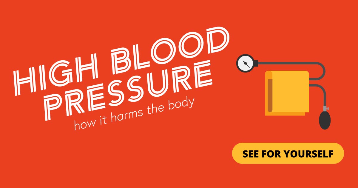 High blood pressure. How it harms the body. See for yourself.