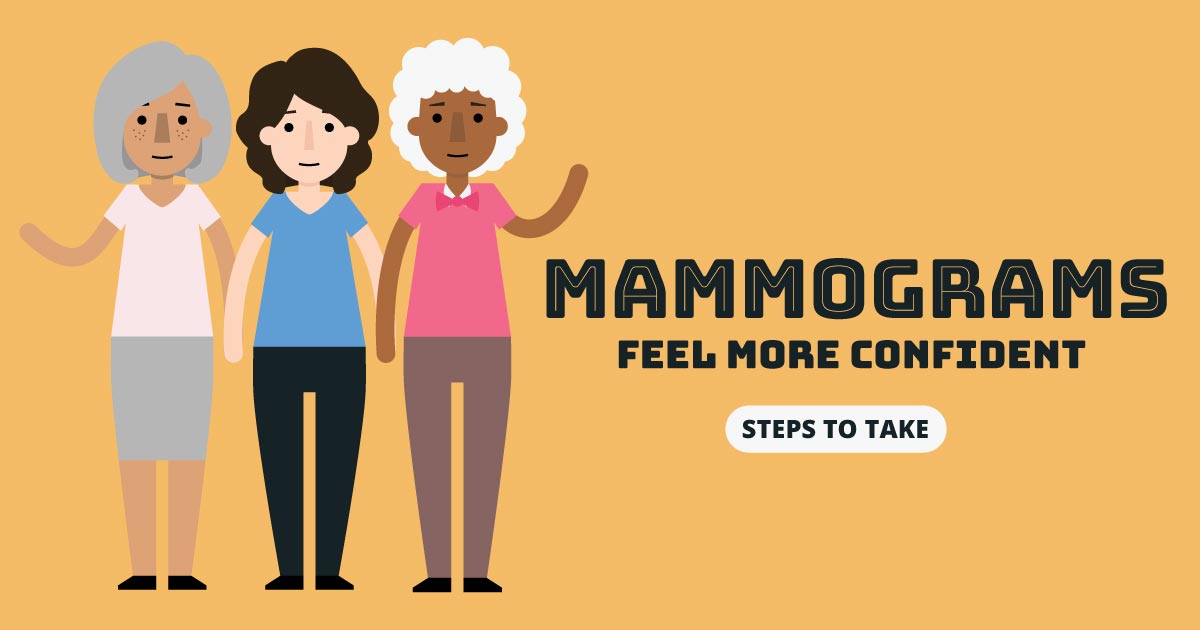 Mammograms - feel more confident. Steps to take.