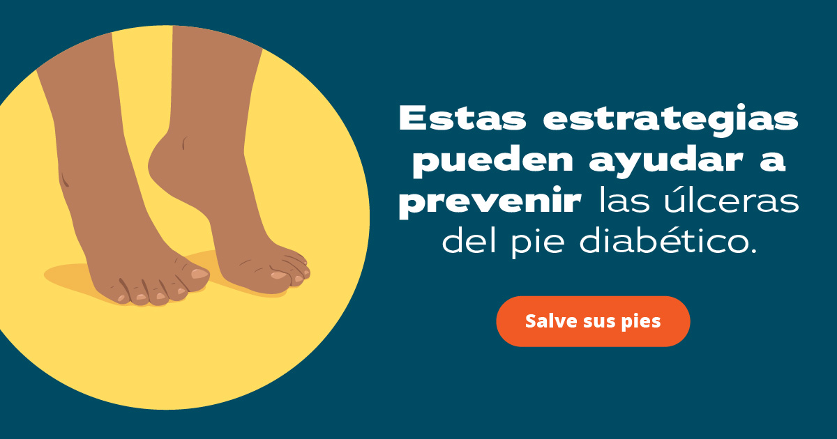 Estas estrategias pueden ayudar a prevenir las úlceras del pie diabético. Salve sus pies.