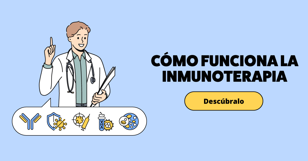 Ilustración de un profesional de la salud hablando, con un cromosoma, una célula de virus/bacteria, una jeringa, un tubo de ensayo que contiene ADN y células humanas que se muestran en un globo de diálogo.